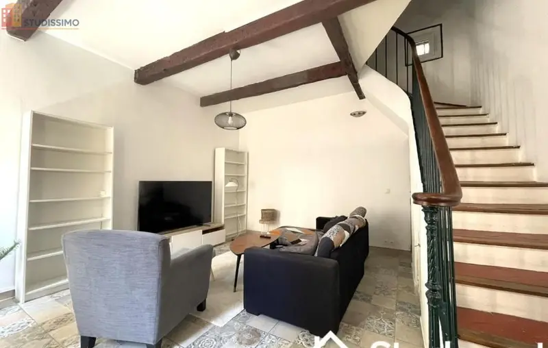 Studio meublé 9m² Marseille 3e - Calme, lumineux - Photo 1
