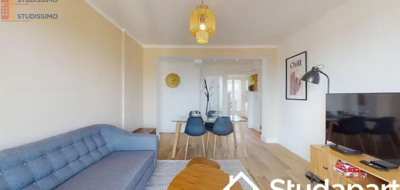 Studio meublé 11m² Marseille 4e - Lumineux, en étage élevé - Photo 1