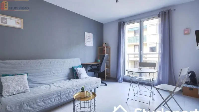 Studio meublé 21m² Marseille 5e - Lumineux, 5e étage - Photo 3