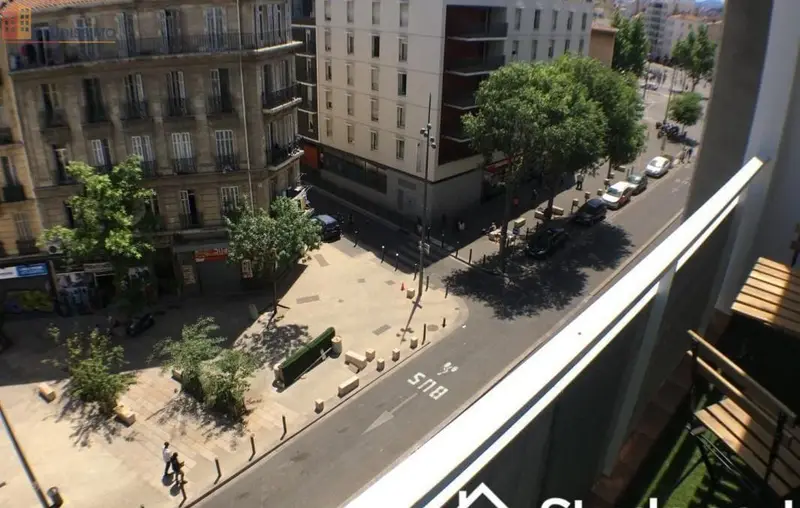 Studio meublé 9m² Marseille 3e - Lumineux, étage élevé - Photo 1