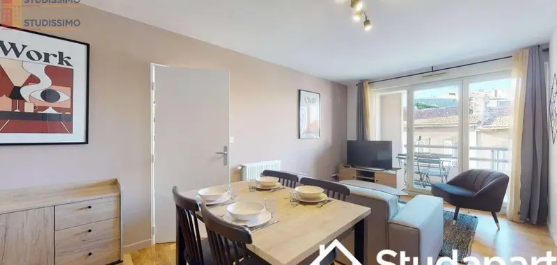 Studio meublé 9m² Marseille 3e - Meublé, DPE A - Photo 3