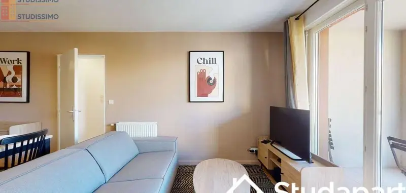 Studio meublé 9m² Marseille 3e - Meublé, DPE A - Photo 2