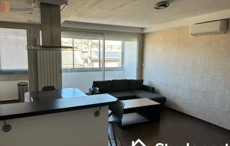 Studio meublé 10m² Marseille 13e - Calme, lumineux - Photo 3