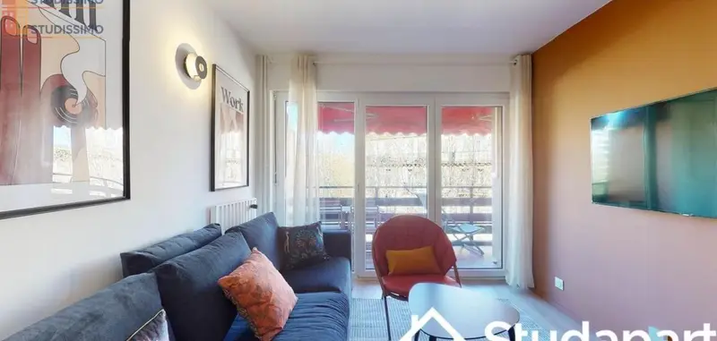Studio meublé 9m² Marseille 3e - Meublé, étage élevé - Photo 3