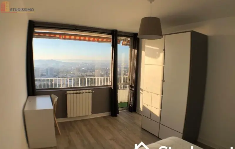Studio meublé 14m² Marseille 9e - Étage élevé, lumineux - Photo 3