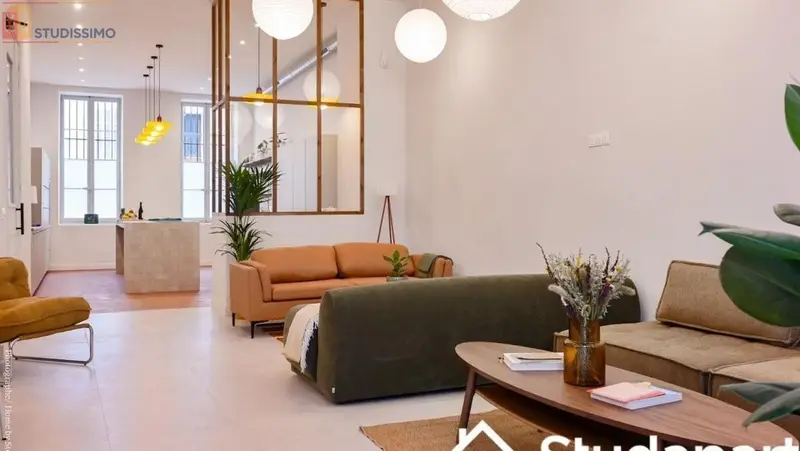Studio meublé 27m² Marseille 1er - Lumineux, DPE A - Photo 1