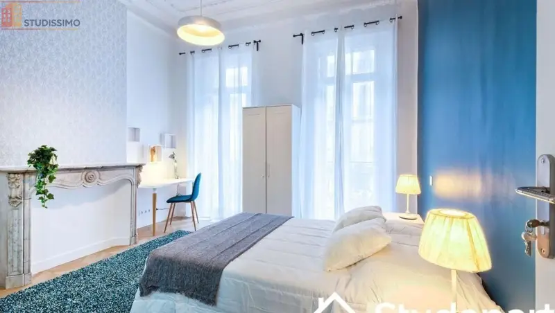 Studio meublé 15m² Marseille 6e - Meublé, 1er étage - Photo 3