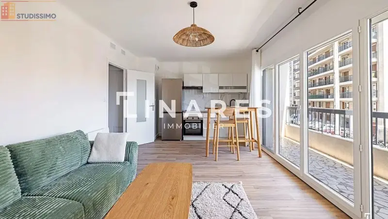 Studio meublé 29m² Marseille 4e - Meublé, DPE D - Photo 1