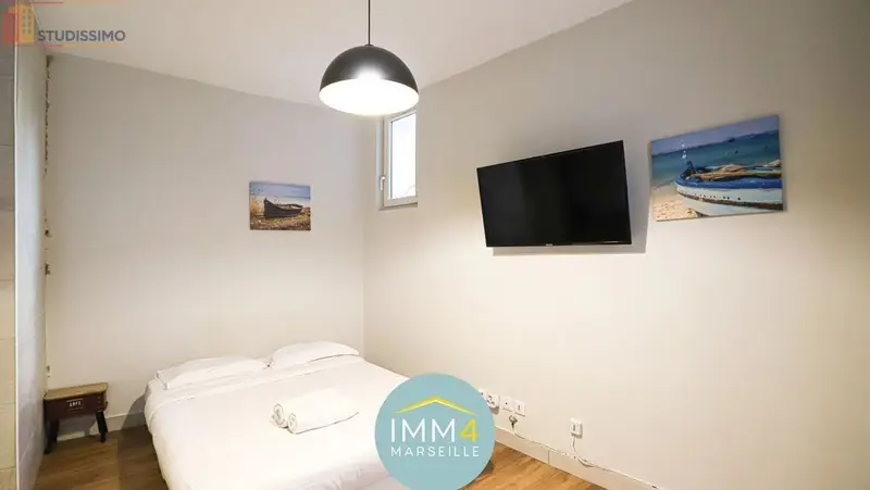 Studio meublé 22m² Marseille 6e - Meublé, 1er étage - Photo 4