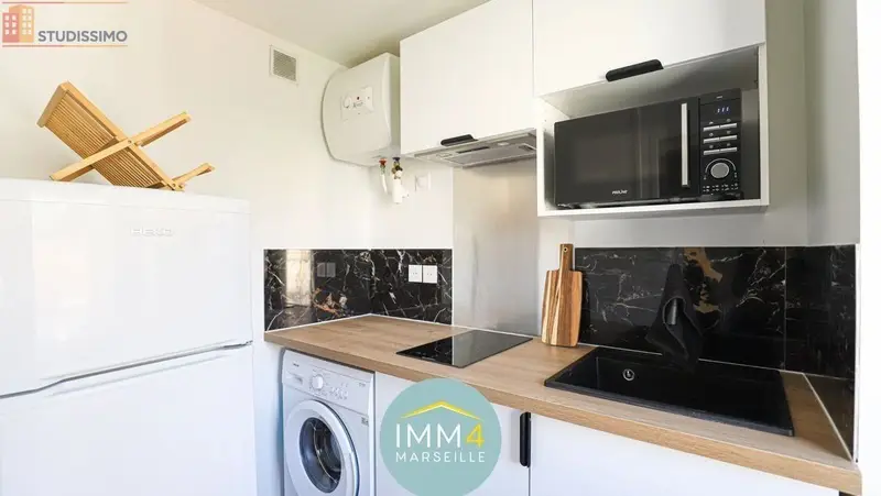 Studio meublé 22m² Marseille 5e - Meublé, étage 3 - Photo 2