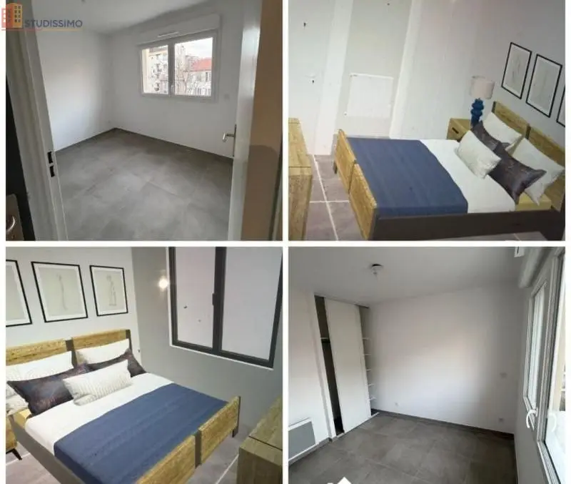 Studio meublé 14m² Marseille 4e - Calme, lumineux - Photo 3