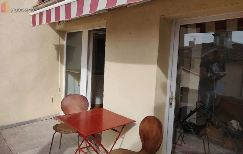Studio 20m² Aix-en-Provence - Terrasse, vue sur les toits - Photo 1