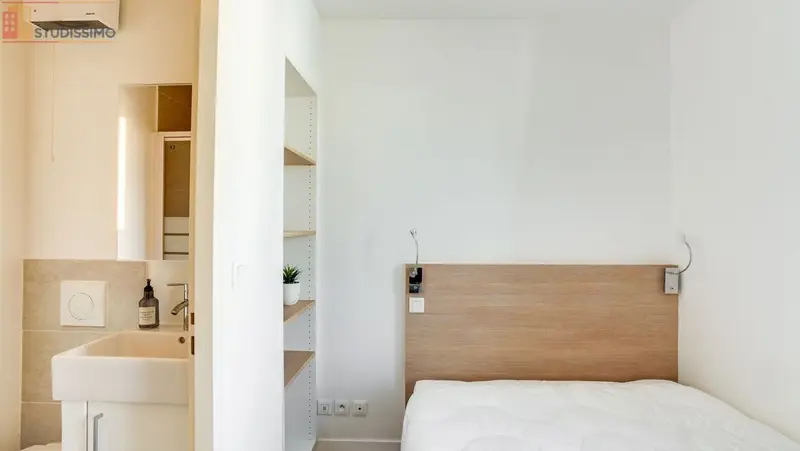 Studio meublé 23m² Marseille 2e Joliette - Balcon, wifi inclus - Photo 4