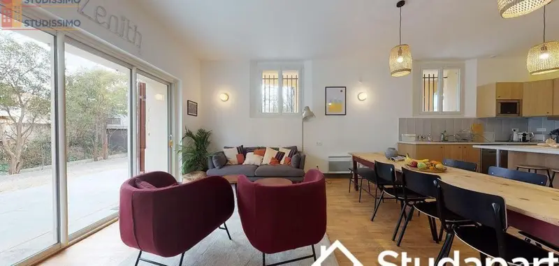 Studio meublé 13m² Marseille 4e - Calme, lumineux - Photo 2