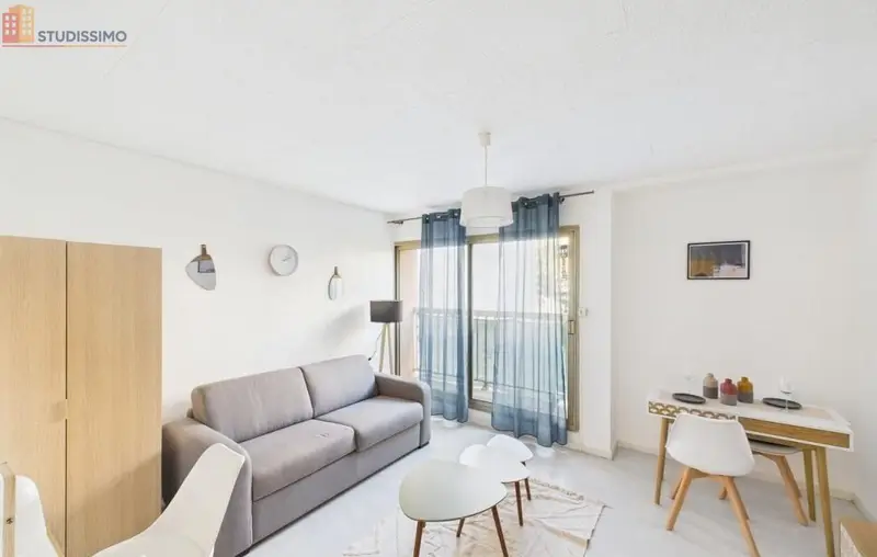 Studio meublé 24m² Marseille 10e - Meublé, DPE D - Photo 2