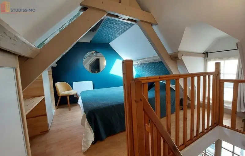 Studio meublé 22m² Honfleur - Meublé, DPE D - Photo 1