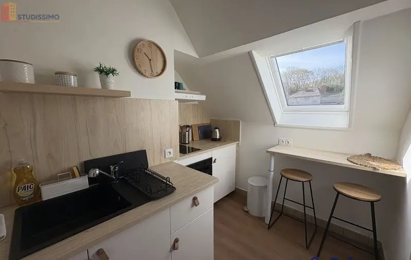 Studio 29m² Caen - Meublé, dernier étage - Photo 6
