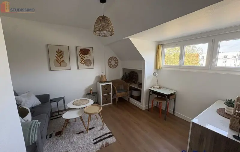 Studio 29m² Caen - Meublé, dernier étage - Photo 5