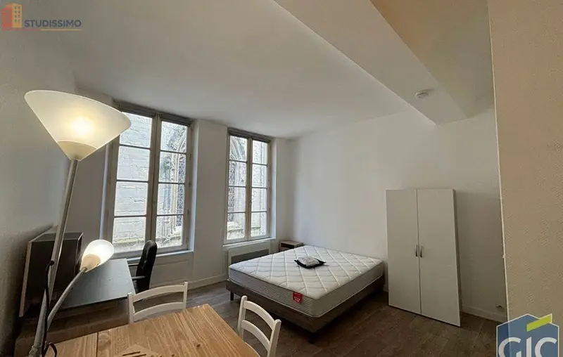 Studio 23m² Caen 14000 - Meublé, DPE D - Photo 2