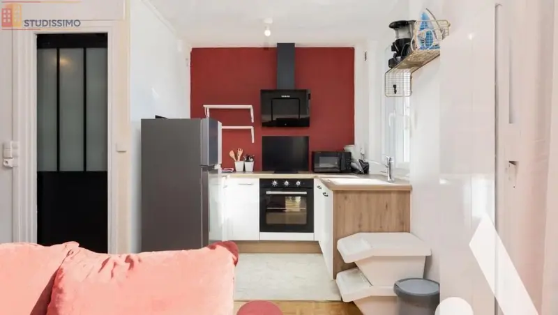 Studio 29m² Caen 14000 - Meublé, 2e étage - Photo 5
