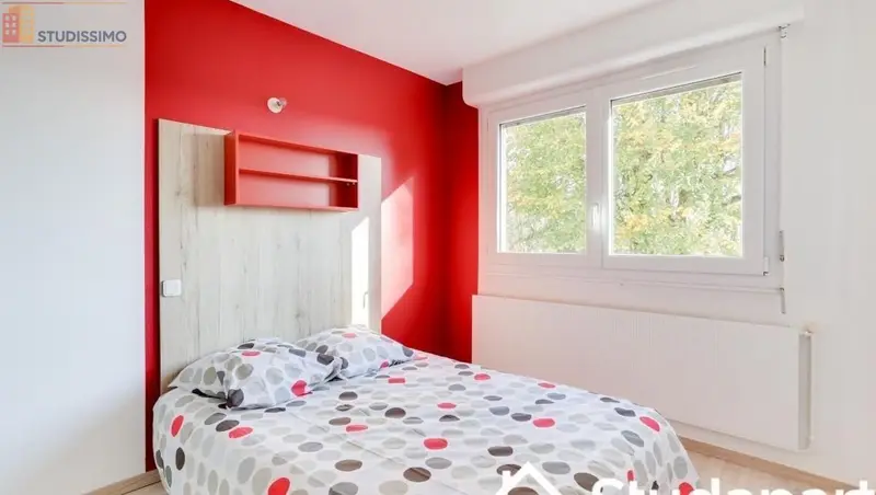 Studio meublé 11m² Hérouville-Saint-Clair - Meublé, DPE D - Photo 2