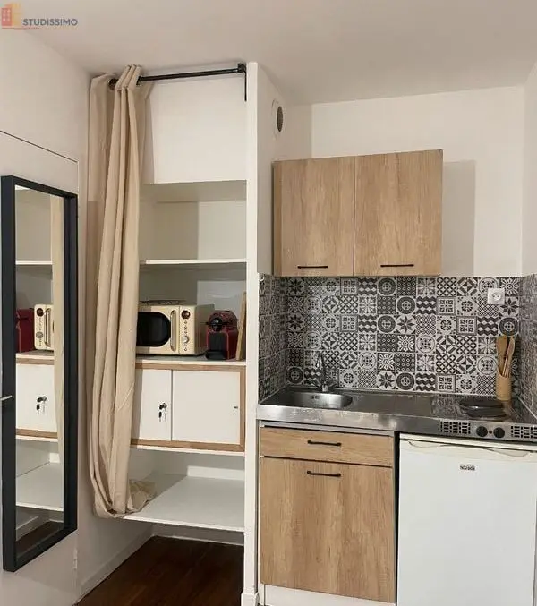 Studio meublé 19m² Fleury-sur-Orne - Meublé, lumineux - Photo 1