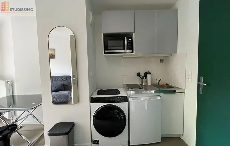 Studio meublé 17m² Caen - Meublé, DPE D - Photo 4