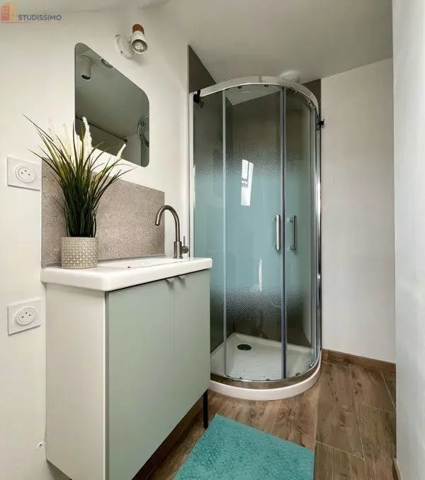 Studio meublé 11m² Caen 14000 - Meublé, dernier étage - Photo 1