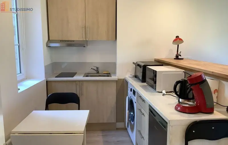 Studio meublé 34m² Caen centre - Lumineux, DPE A - Photo 1
