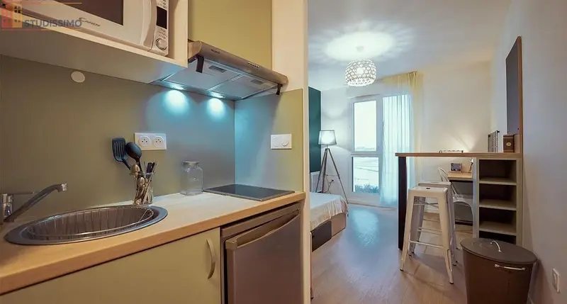 Studio meublé 20m² Caen 14000 - Résidence sécurisée, proche université - Photo 11