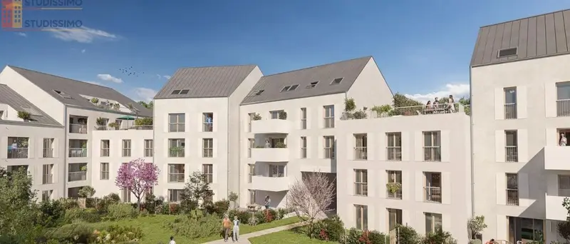 Studio 35m² Caen - Neuf, chauffage inclus - Photo 1