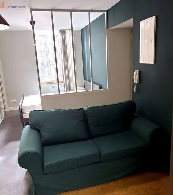 Studio meublé 26m² Angoulême - Coin nuit verrière, lave-linge - Photo 4