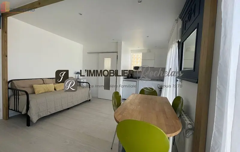 Studio meublé 24m² La Rochelle - Lumineux, DPE C - Photo 6