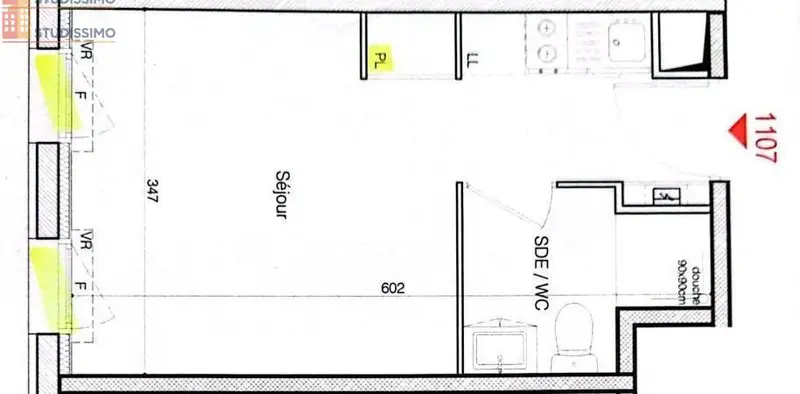 Studio 19m² La Rochelle - DPE A, 1er étage - Photo 1