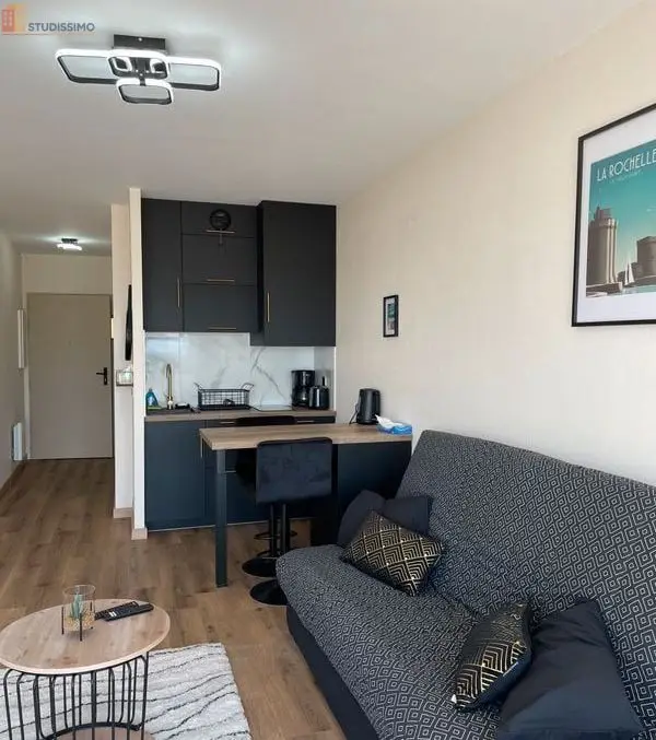 Studio meublé 28m² La Rochelle - Terrasse, vue mer - Photo 2
