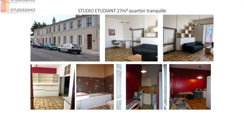 Studio meublé 26m² La Rochelle - Meublé, disponible été - Photo 1