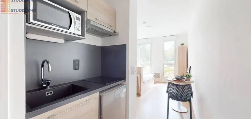 Studio meublé 19m² Bourges - Meublé, 1 pièce - Photo 1