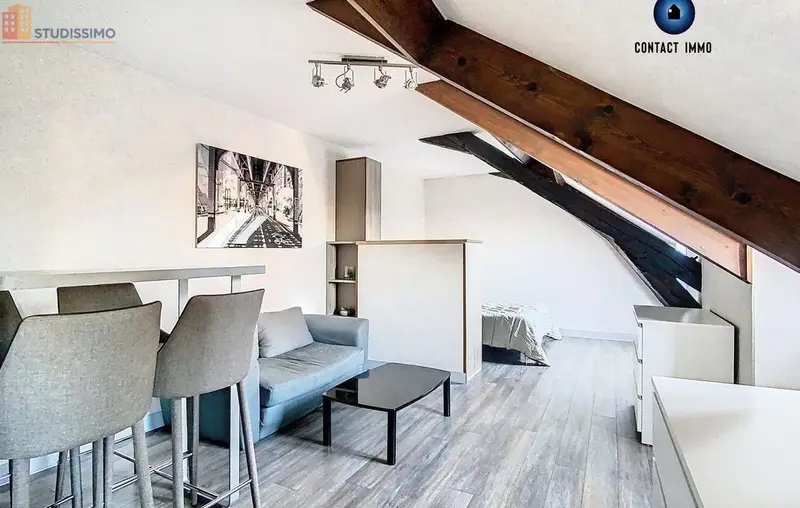 Studio meublé 23m² Brive-la-Gaillarde - Meublé - Photo 8