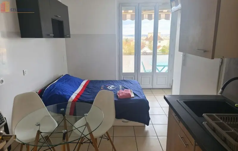 Studio meublé 17m² Dijon 21000 - Proche CHU, 3e étage - Photo 4