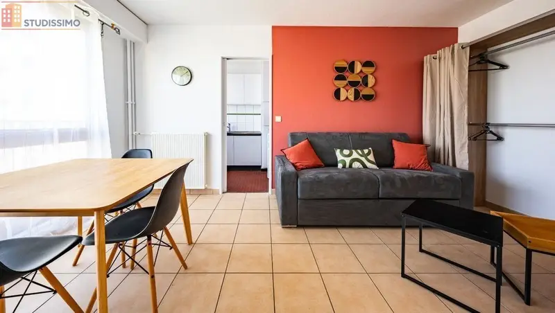 Studio meublé 28m² Dijon - Étage élevé, lumineux - Photo 18