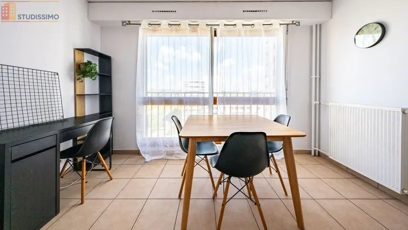 Studio meublé 28m² Dijon - Étage élevé, lumineux - Photo 11
