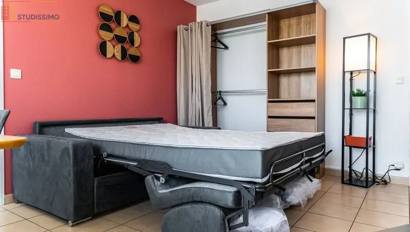 Studio meublé 28m² Dijon - Étage élevé, lumineux - Photo 2
