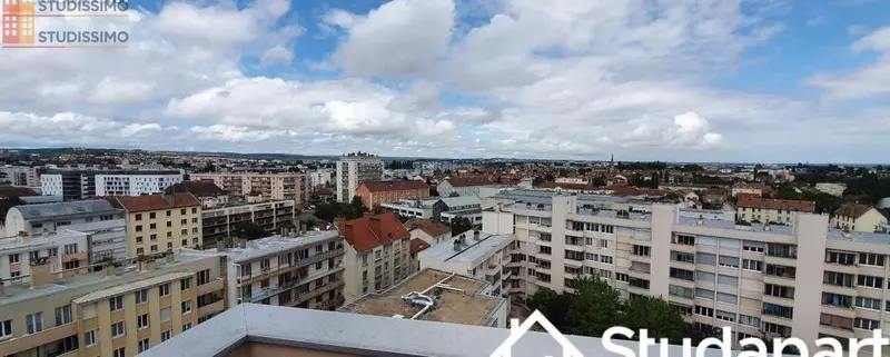 Studio meublé 12m² Dijon 21000 - Lumineux, étage élevé - Photo 5