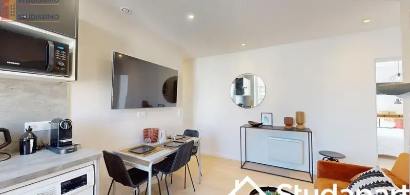 Studio 12m² Dijon centre - Meublé, DPE A - Photo 2