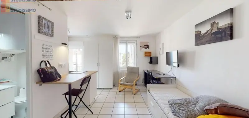 Studio 22m² Dijon centre - Meublé, lumineux - Photo 3