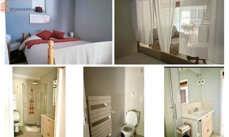 Studio meublé 35m² Is-sur-Tille - Cour, meublé - Photo 1