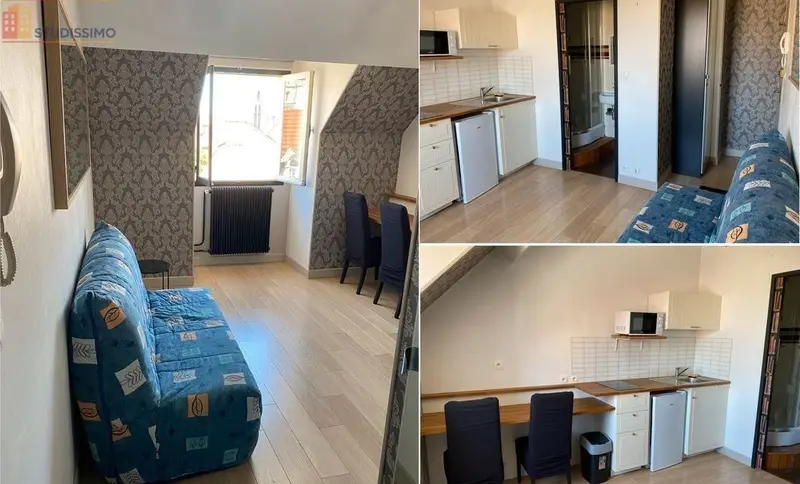 Studio meublé 15m² Dijon 21000 - Meublé, dernier étage - Photo 7