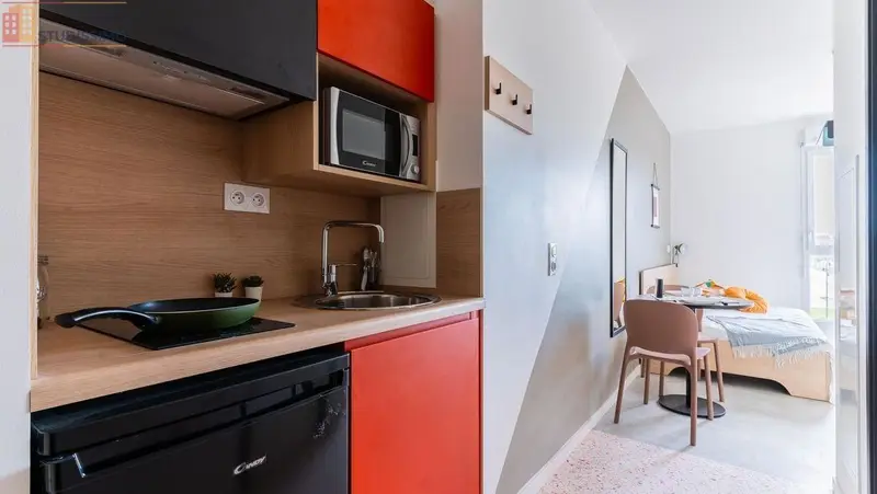 Studio meublé 19m² Dijon Colombière - Résidence étudiante - Photo 9