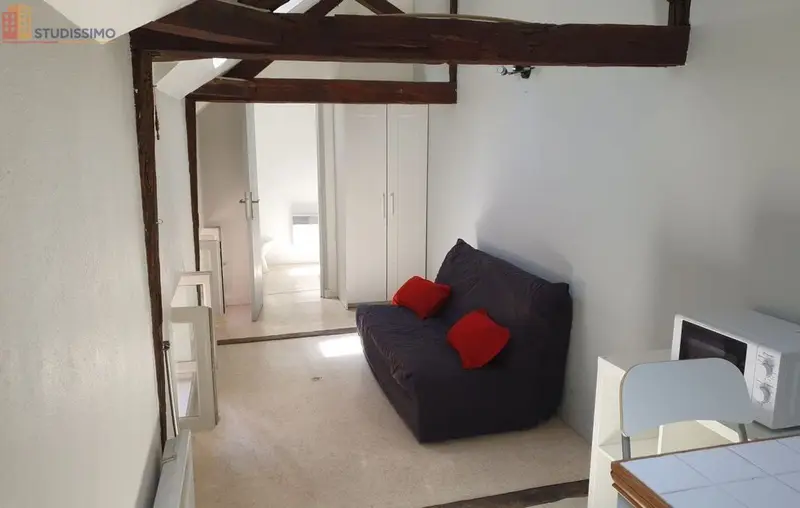 Studio meublé 22m² Beaune centre historique - Calme, lumineux - Photo 3