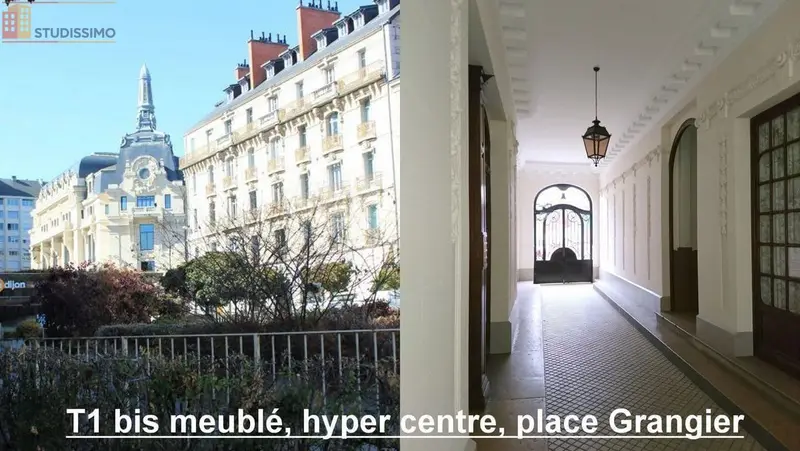 Studio meublé 27m² Dijon centre - Hyper centre, au calme - Photo 3
